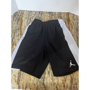 Nike Air Jordan Youth Basketball Shorts Size M  Graphic "Jordan" Black /White